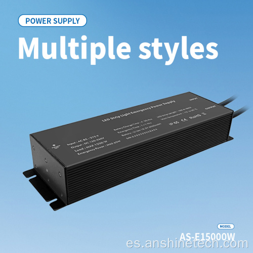 Paquete de baterías para conductor de emergencia de gran capacidad
